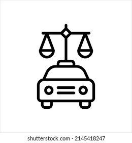 Vector line icon for fairly