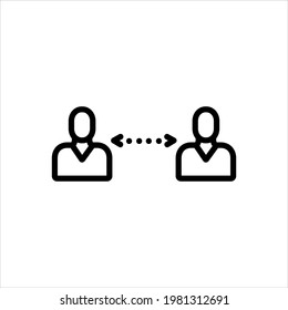 Vector line icon for far