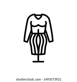 Vector line icon for fashion