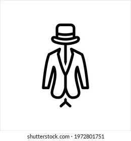 Vector line icon for fashion