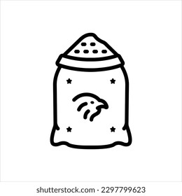 Vector line icon for feeds