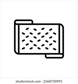 Vector line icon for felt