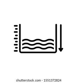 Vector line icon for fewer
