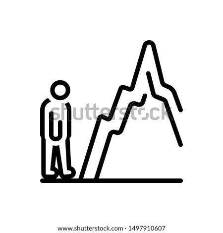 Vector line icon for fiasco