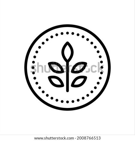 Vector line icon for fibre