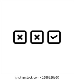 Vector line icon for final