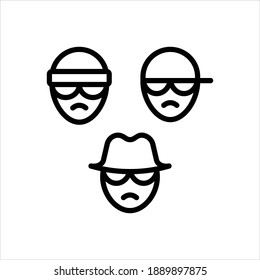 Icono de línea de vector para banda