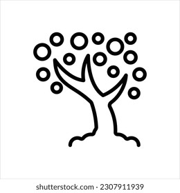 Vector line icon for generic