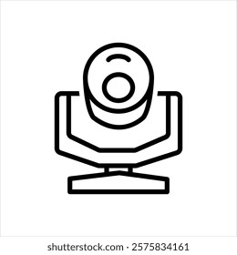 Vector line icon for gobo head