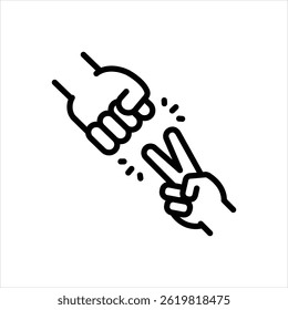 Icono de línea de Vector para adivinar