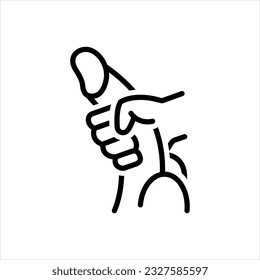 Icono de línea de vector para el trabajo manual