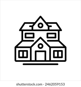 Icono de línea de Vector para el hogar
