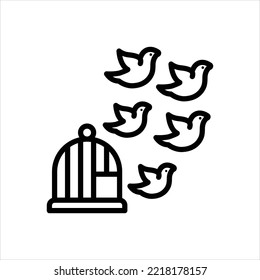 Vector line icon for hopes