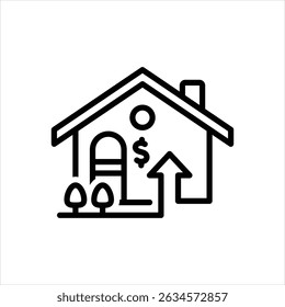Vektorliniensymbol für Gehäuseerweiterung