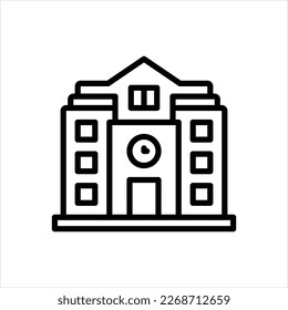 Vector line icon for hs