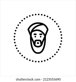 Vector line icon for laden