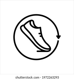 Vector line icon for lasting