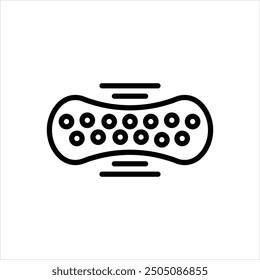 Vector line icon for latex