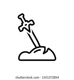 Vector line icon for legend