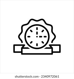 Icono de línea de vector para limitado