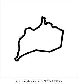 Vector line icon for louisville