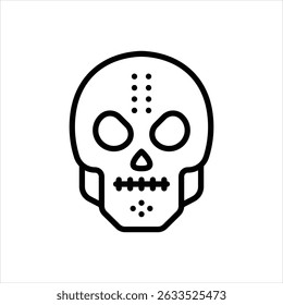 Vector line icon for mask