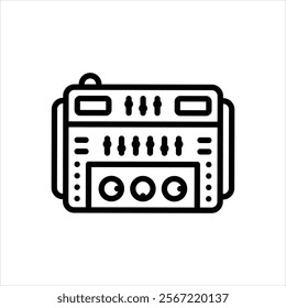 Vector line icon for mastering