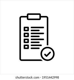 Vector line icon for matters