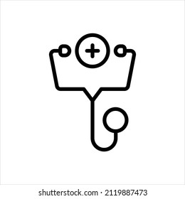 Vector Line Icon For Medicaid