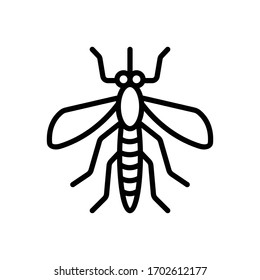 Horsefly Sign Horseflies Insect Pictogram Outline Stock Vector (Royalty ...