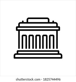 Vektorsymbol für das Museum