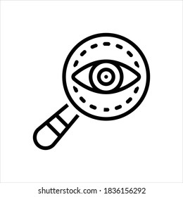 Vector line icon for mystery