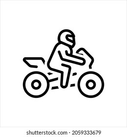 Vector line icon for necessity