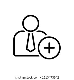Vector line icon for new