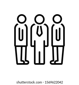 Vector line icon for ordinary