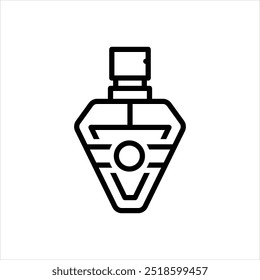 Vector line icon for perfume