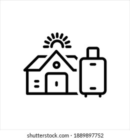 Icono de línea de vector para pg