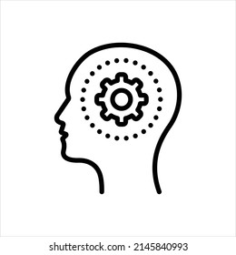 Vector line icon for philosophy