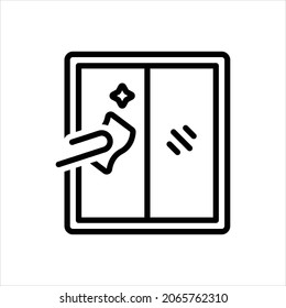 Icono de línea de vector pulido