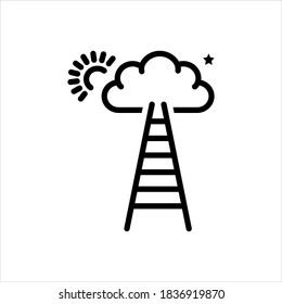 Vector line icon for potentially