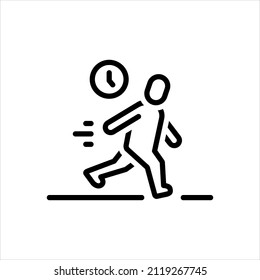 Vektorliniensymbol für aktuell