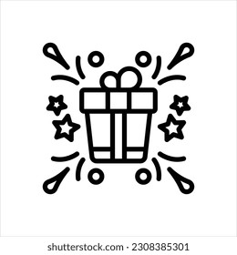 Icono de línea de vector para premios