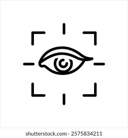 Vector line icon for Prk correction