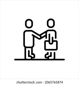 Vector line icon for prospective