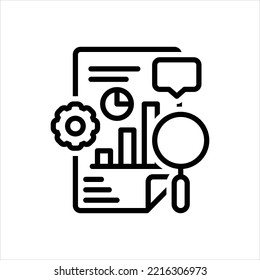 Vektorliniensymbol für quantitative Daten