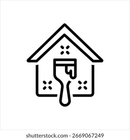 Vector line icon for redecoration