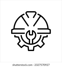 Icono de línea de vector para la reforma