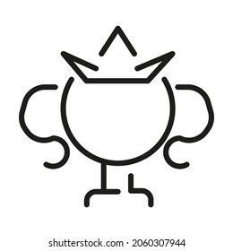Vector Line Icon Related Award, Cup, Winner, Trophy 
