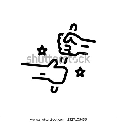 Vector line icon for relay