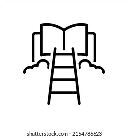 Vector line icon for revelation
